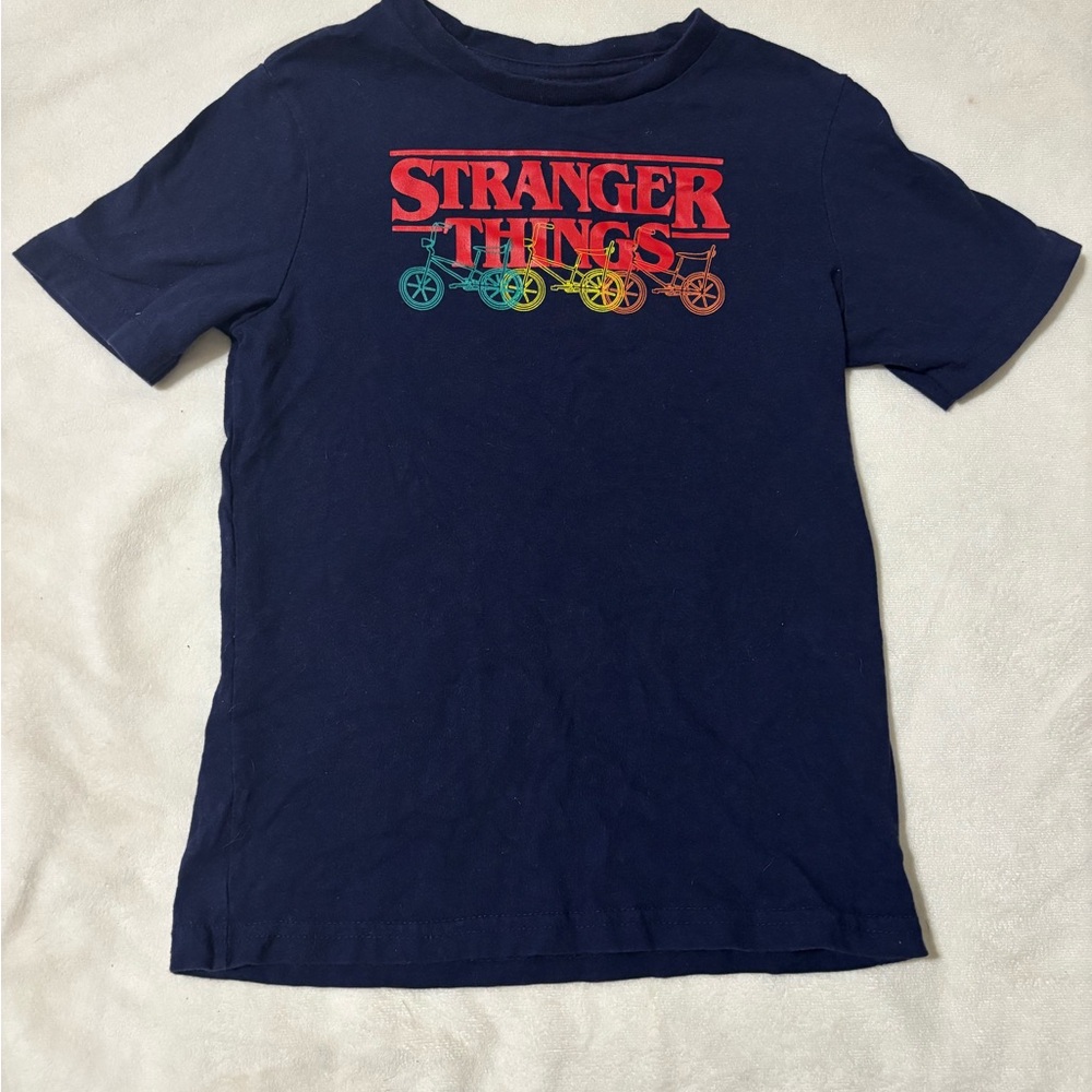 Stranger Things Kids Navy Blue T-Shirt